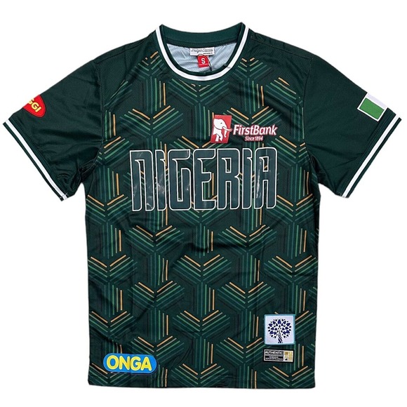 Nigeria International Team Men's Headgear Classics 1990 World Cup Soccer Jersey - Picture 2 of 6